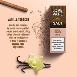 Love Vape Vanilla Tobacco Nicotine Salt