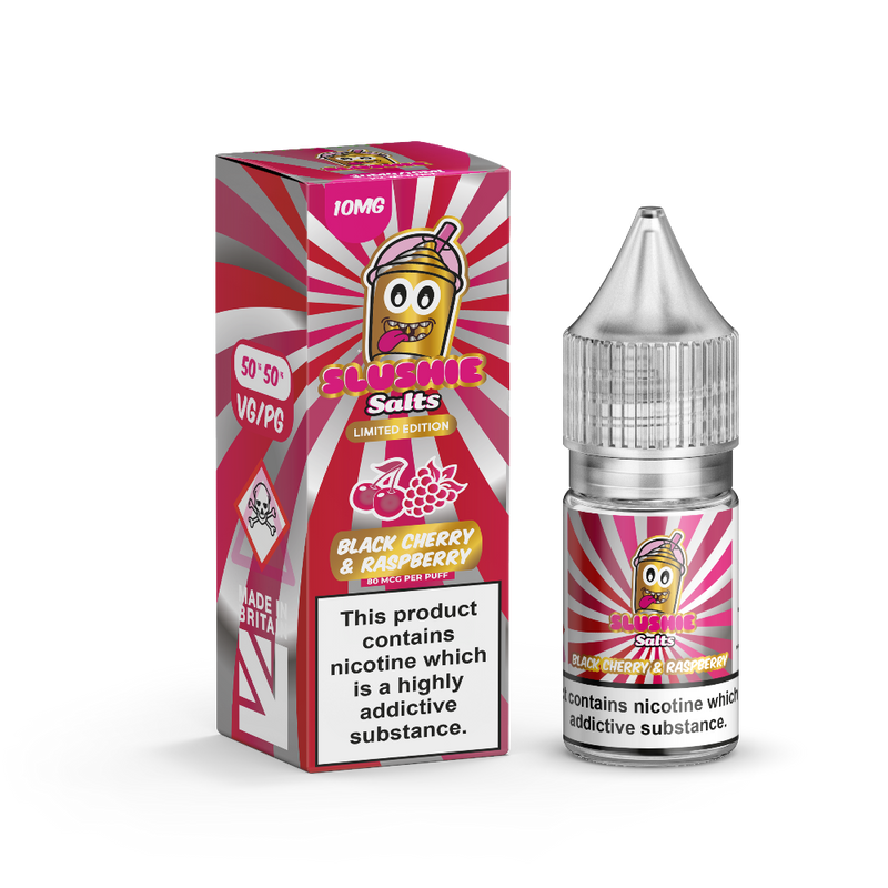 Black Cherry Raspberry Slush Nicotine Salt