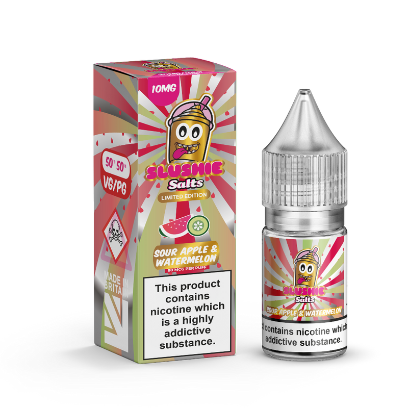 Sour Apple Watermelon Slush Nicotine Salt