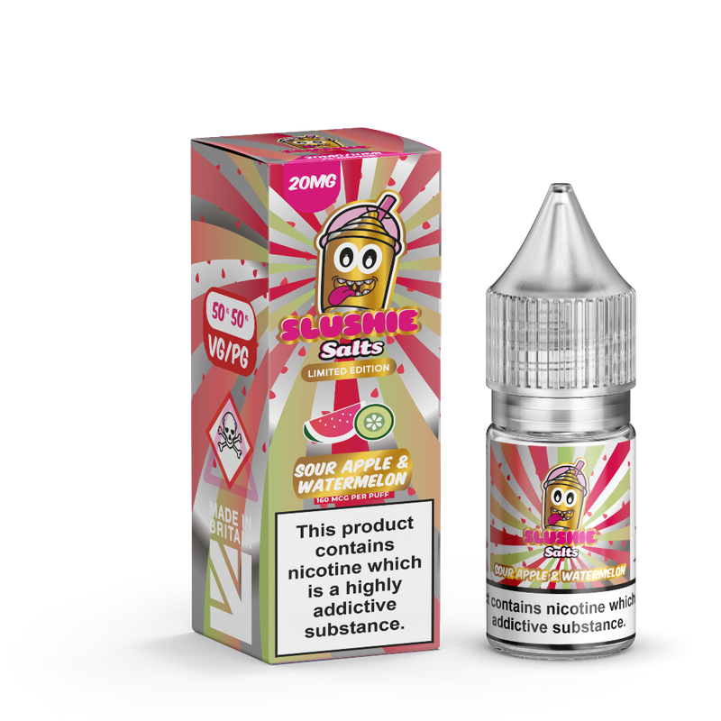 Sour Apple Watermelon Slush Nicotine Salt